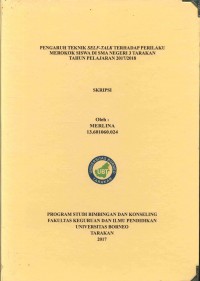 Pengaruh Teknik Self-Talk Terhadap Perilaku Merokok Siswa Di SMA Negeri 3 Tarakan Tahun Pelajaran 2017/2018