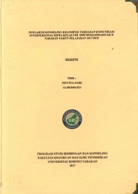 Pengaruh Konseling Kelompok Terhadap Komunikasi Interpersonal Siswa Kelas VIII SMP Muhammadiyah II Tarakan Tahun Pelajaran 2017/2018