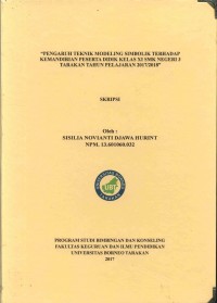 Pengaruh Teknik Modeling Simbolik Terhadap Kemandirian Peserta Didik Kelas XI SMK Negeri 3 Tarakan Tahun Pelajaran 2017/2018