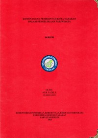 Kewenangan Pemerintah Kota Tarakan Dalam Pengelolaan Pariwisata