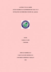 Asuhan Kebidanan Komprehensif Pada Ny. D Di Praktik Mandiri Bidan Rubiyah, A.Md.Keb.
