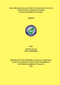 Nilai Religius Dalam Novel Sujud Hati Di Ujung Subuh  Karya Indah El Hafidz (Kajian Sosiologi Sastra)