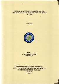 Dampak Game Online Pada Siswa Di SMP Muhammadiyah 1 Tarakan Tahun Pelajaran 2022/2023
