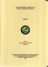 Analisis Membaca Permulaan Di Kelas I SD Kota Tarakan