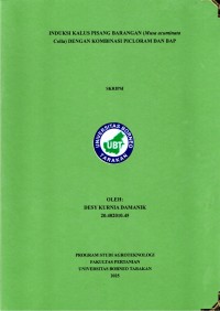 Induksi Kalus Pisang Barangan (Musa Acuminata Colla) Dengan Kombinasi Picloram Dan BAP