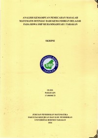 Analisis Kemampuan Pemecahan Masalah Matematis Ditinjau Dari Kemandirian Belajar Pada Siswa SMP Muhammadiyah 1 Tarakan