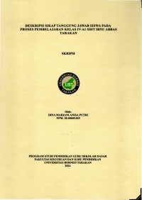 Deskripsi Sikap Tanggung Jawab Siswa Pada Proses Pembelajaran Kelas IV-A1 SDIT Ibnu Abbas Tarakan