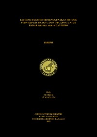 Estimasi Parameter Menggunakan Metode Forward-Backward Capon (Fbcapon) Untuk Radar  Phased Array dan MIMO