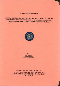 Asuhan Keperawatan Pada Klien Tn. T Dengan Congestive Heart Failure (CHF) Di Ruang Perawatan Non Bedah Dahlia Rumah Sakit Umum Daerah Tarakan