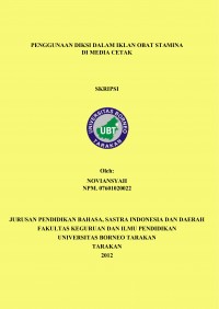 Penggunaan Diksi Dalam Iklan Obat Stamina Di Media Cetak