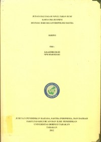 Budaya Bali Dalam Novel Tarian Bumi Karya Oka Rusmini  Ditinjau Dari Segi Antropologi Sastra