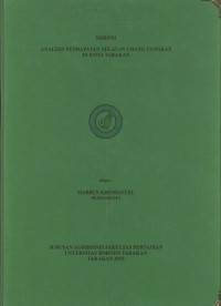 Analisis Pendapatan Nelayan Udang Tangkap Di Kota Tarakan