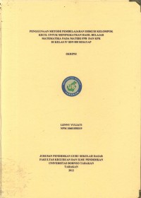 Penggunaan Metode Pembelajaran Diskusi Kelompok Kecil Untuk Meningkatkan Hasil Belajar Matematika Pada Materi FPB Dan KPK Di Kelas IV SDN 005 Sesayap