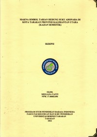 Makna Simbol Tarian Hedung Suku Adonara Di Kota Tarakan Provinsi Kalimantan Utara (Kajian Semiotik)
