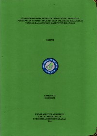 Kontribusi Usaha Budidaya Udang Windu Terhadap Pendapatan Rumah Tangga Di Desa Salimbatu Kecamatan Tanjung Palas Tengah Kabupaten Bulungan