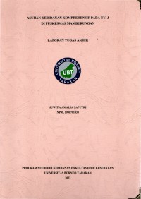 Asuhan Kebidanan Komprehensif Pada Ny. J Di Wilayah Puskesmas Mamburungan