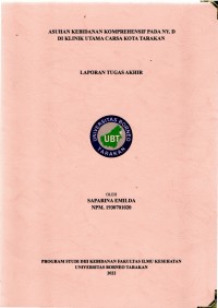 Asuhan Kebidanan Komprehensif Pada Ny. D Di Klinik Utama Carsa Kota Tarakan