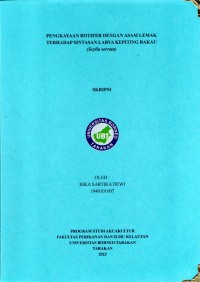 PENGKAYAAN ROTIFER DENGAN ASAM LEMAK TERHADAP SINTASAN LARVA KEPITING BAKAU (Scylla Serrata)