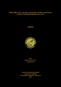 Implementasi Variabel Speed Drive Sebagai Kendali Starting Motor Induksi Tiga Fasa