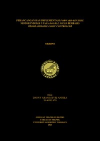 Perancangan Dan Implementasi Forward-Reverse Motor Induksi 3 Fasa Double Speed Berbasis Programmable Logic Controller