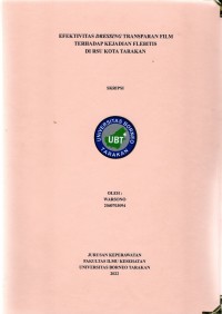 Efektivitas Dressing Transparan Film Terhadap Kejadian Flebitis Di RSU Kota Tarakan