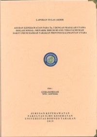 Asuhan Keperawatan Pada Tn. I Dengan Masalah Utama Isolasi Sosial: Menarik Diri Di Ruang Teratai Rumah Sakit Umum Daerah Tarakan Provinsi Kalimantan Utara