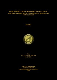 STUDI PEMILIHAN MODA TRANSPORTASI ONLINE MAXIM-BIKE DAN GRAB-BIKE DENGAN METODE LOGIT BINOMIAL DI KOTA TARAKAN