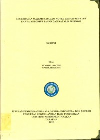 Kecerdasan Majemuk Dalam Novel The Gifted Club Karya Antonius Tanan Dan Natalia Wibowo
