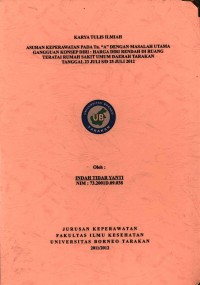 Asuhan Keperawatan Pada Tn. “A” Dengan Masalah Utama Gangguan Konsep Diri: Harga Diri Rendah Di Ruang Teratai Rumah Sakit Umum Daerah Tarakan Tanggal 23 Juli s/d 25 Juli 2012