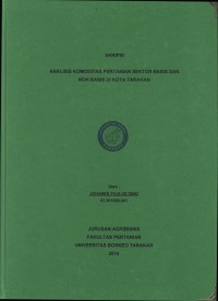 Analisis Komoditas Pertanian Sektor Basis Dan Non Basis Di Kota Tarakan