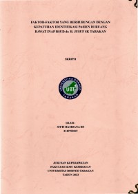 Faktor-Faktor Yang Mempengaruhi Kepatuhan Identifikasi Pasien Di Ruang Rawat Inap RSUD Dr. H. Jusuf SK Tarakan