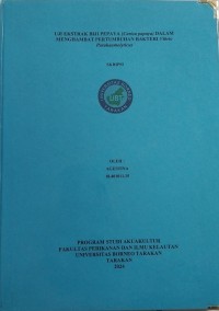 Uji Ekstrak Biji Pepaya (Carica papaya) Dalam Menghambat Pertumbuhan Bakteri Vibrio parahaemolyticus