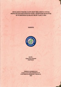 Pengaruh Teknik Slow Deep Breathing Untuk Mengurangi Kecemasan Pada Akseptor KB Suntik Di Puskesmas Karang Rejo Tahun 2024