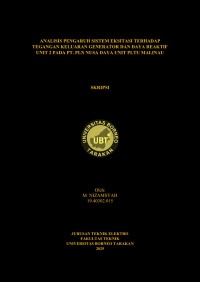ANALISIS PENGARUH SISTEM EKSITASI TERHADAP TEGANGAN KELUARAN GENERATOR DAN DAYA REAKTIF UNIT 2 PADA PT. PLN NUSA DAYA UNIT PLTU MALINAU