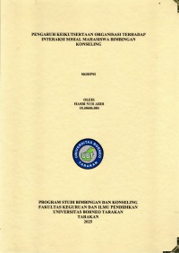 PENGARUH KEIKUTSERTAAN ORGANISASI TERHADAP INTERAKSI SOSIAL MAHASISWA BIMBINGAN KONSELING
