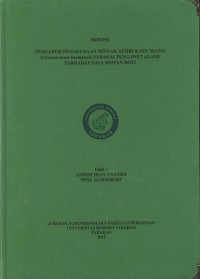 Pengaruh Penggunaan Minyak Atsiri Kayu Manis (Cinnamomum burmannii) Sebagai Pengawet Alami Terhadap Daya Simpan Roti