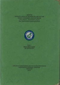 Neraca Hara Nitrogen Dalam Sistem Tanah−Tanaman Jagung Manis (Zea mays L. saccharata sturt) Dan Desmodium heterophyllum