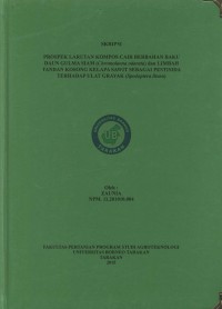 Prospek Larutan Kompos Cair Berbahan Baku Daun Gulma Siam (Chromolaena odarata) Dan Limbah Tandan Kosong Kelapa Sawit Sebagai Pestisida Terhadap Ulat Grayak (Spodoptera litura)