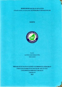 Bioreproduksi Ikan Senangin (Eleutheronema tetradactylum) Di Perairan Bangkudulis