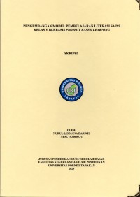 Pengembangan Modul Pembelajaran Literasi Sains Kelas V Berbasis Project Based Learning