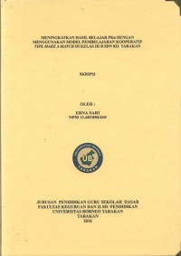 Meningkatkan Hasil Belajar PKn Dengan Menggunakan Model Pembelajaran Kooperatif Tipe Make A Match Di Kelas III B SDN 023 Tarakan