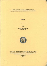 Dampak Penerapan Manajemen Sarana Prasarana Di Daerah Pesisir SDN 016 Tarakan
