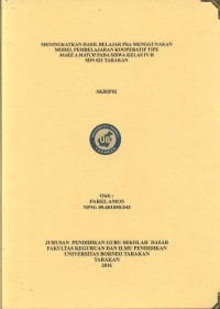 Meningkatkan Hasil Belajar PKn Menggunakan Model Pembelajaran Kooperatif Tipe Make A Match Pada Siswa Kelas IV-B SDN 021 Tarakan