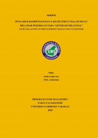 Pengaruh Kompensasi dan E-Recruitment dalam Minat Melamar Pekerjaan pada 