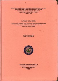 Hubungan Usia Dengan Kejadian Perdarahan Pada Ibu Postpartum Di Ruang Bougenville Rumah Sakit Umum Daerah Kota Tarakan Provinsi Kalimantan Timur Tahun 2014