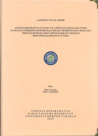 Asuhan Keperawatan Pada Tn. S Dengan Masalah Utama Gangguan Persepsi Sensori Halusinasi: Pendengaran Di Ruang Teratai Rumah Sakit Umum Daerah Tarakan Provinsi Kalimantan Utara