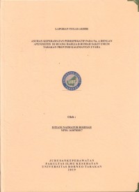 Asuhan Keperawatan Perioperatif Pada Nn. A Dengan Apendisitis Di Ruang Dahlia B Rumah Sakit Umum Tarakan Provinsi Kalimantan Utara