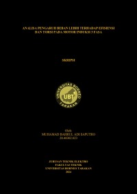 Analisa Pengaruh Beban Lebih Terhadap Efisiensi Dan Torsi Pada Motor Induksi 3 Fasa