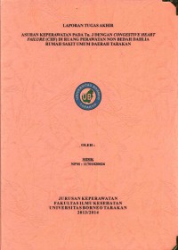 Asuhan Keperawatan Pada Tn. J Dengan Congestive Heart Failure (CHF) Di Ruang Perawatan Non Bedah Dahlia Rumah Sakit Umum Daerah Tarakan