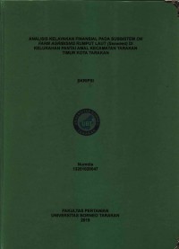 Analisis Kelayakan Finansial Pada Subsistem On Farm Agribisnis Rumput Laut (Seaweed) Di Kelurahan Pantai Amal Kecamatan Tarakan Timur Kota Tarakan